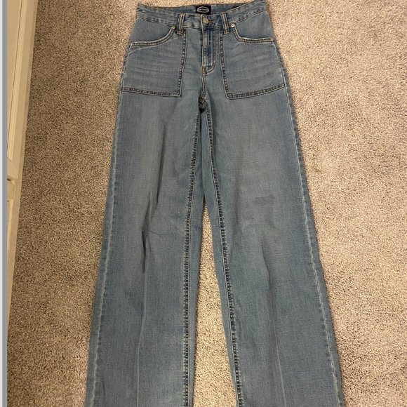 scoop wide leg utility style jeans - Picture 4 of 5